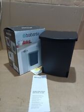 Brabantia 10 Litre Built In Kitchen Cupboard Bin Black READ DESCRIPTION , used for sale  Shipping to South Africa