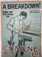 Used, C.S. Milne of Deptford rare early 20thC oxy-acetylene welding 32 page catalogue for sale  Shipping to South Africa