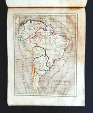 Mappa antica america usato  Monterosso Almo