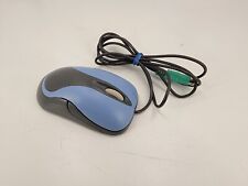 Vintage PC Gaming PS/2 Optical Mouse, 4-button scroll mouse blue. M860 for sale  Shipping to South Africa