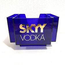 Portador de paja de vodka Skyy plástico cócteles vajilla de bar publicidad segunda mano  Embacar hacia Argentina