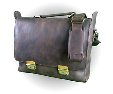 Leather messenger bag for sale  CONSETT