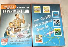 1958 Gilbert Professional Chemistry Experiment Lab Kit #12045 Metal largura dupla, usado comprar usado  Enviando para Brazil