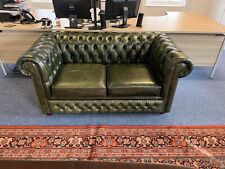 green leather chesterfield for sale  EMSWORTH