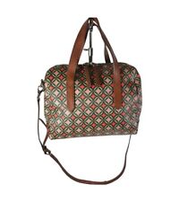 Fossil Sydney Crossbody Shoulder Bag Convertible Satchel Geometric Multi Colors for sale  Shipping to South Africa