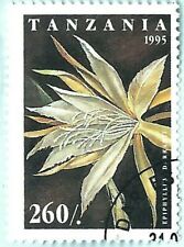 Sello Stamp Usado Tanzania 1995 Cactus Flowers Epiphyllum Darrahii for sale  Shipping to South Africa