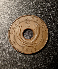 1942 East Africa 5 Cents coin - UNC - - #E146, usado comprar usado  Enviando para Brazil