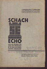 Schach echo 1936 gebraucht kaufen  Worms