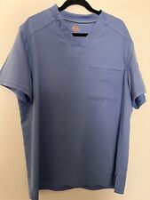 Dickies Dynamix Stretch V-Neck Scrub Top Light Blue DK610 Men’s Size XL for sale  Shipping to South Africa