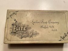 Caja de jabón de glicerina vintage Elite segunda mano  Embacar hacia Mexico