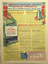 Usado, Cortador de grama Montamower Blitz-Burner churrasqueira Grand Rapids impressão vintage anúncio 1956 comprar usado  Enviando para Brazil