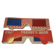 Usado, Óculos Freddy's Dead 3D terror colecionável pesadelo Elm Street 2 pares USADO comprar usado  Enviando para Brazil