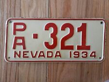 nevada plates 1936 license for sale  Buzzards Bay