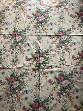 Vintage fabric chintz for sale  BRECON