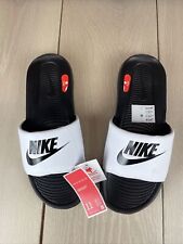 Nike Victori One Sliders Unisex Beach Pool Slides Black White CN9675-005 UK 10 for sale  Shipping to South Africa