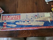 Vintage  E-Z Craft Harbor Patrol Boat Kit 119 missing parts, used for sale  Shipping to South Africa