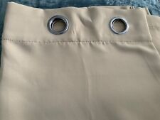 Beige eyelet curtains for sale  WILLENHALL
