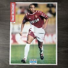 Poster Onze Mondial David TREZEGUET AS Monaco France 1998 Ligue 1 Rookie d'occasion  Montmélian