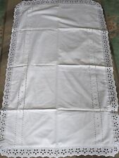 Vintage white cotton for sale  LEEK