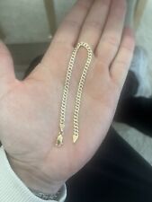 9ct gold curb bracelet 8 Inch  for sale  Shipping to South Africa
