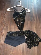 Girls Jazz Dance Costume Two Piece SIZE 10/12 for sale  Shipping to South Africa