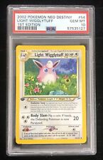 Light Wigglytuff Pokémon 2002 Neo Destiny 1ª ED 54/105 PSA 10 comprar usado  Enviando para Brazil