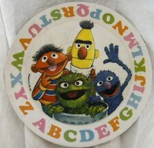 Vintage 1977 Sesame Street Plastic Kids Plate 8" ABC Bert Ernie Oscar Children for sale  Shipping to South Africa