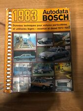 Autodata bosch 1983 d'occasion  Thann