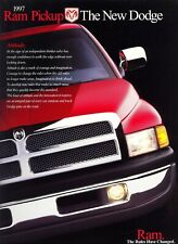 1997 Dodge Ram 1500 Ws Lt ST Laramie ortofonia Chassi Cabine Pick-up Folheto De Venda comprar usado  Enviando para Brazil