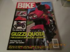 Revista de bicicletas Reino Unido noviembre 1992 - cuota Guzzi - prueba 125 - Yamaha RD350R segunda mano  Embacar hacia Argentina