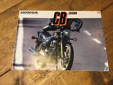 Honda cb400n brochure for sale  POOLE