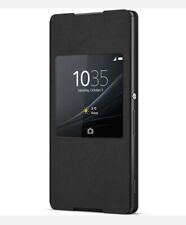 Genuine Official Sony Style Cover Window SCR30 Black Flip Case For Xperia Z3+, used for sale  Shipping to South Africa