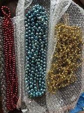 beads strings gold garland for sale  Happy Valley