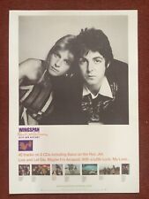 Vintage Paul McCartney - Wingspan release poster / circa 2001 / 42cm x 30cm comprar usado  Enviando para Brazil