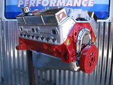 Used, CHEVY 383 / 425 HP 4 BOLT ALUMINUM HEADS HI-PERF BALANCED CRATE ENGINE CHEVROLET for sale  Glendale