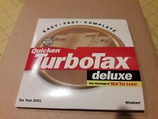 Turbotax deluxe 2001 for sale  Boulder City