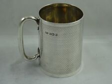 silver christening mug for sale  EDGWARE