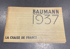 Catalogue baumann 1937 d'occasion  Tours-