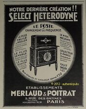 Publicite ancienne 1927 d'occasion  Cires-lès-Mello