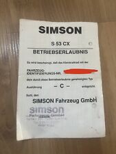 Simson s53 abe gebraucht kaufen  Dresden