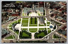 Aerial View Civic Center Denver Colorado Government Buildings Vintage Postcard for sale  Shipping to South Africa