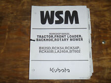 Kubota BX25D Tractor Loader Backhoe Mower Shop Service Repair Manual for sale  Fairfield