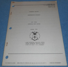 1978 US Air Force Technical Order System ATC Training Programmed Text Book for sale  Shipping to South Africa
