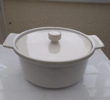Ceramic white casserole for sale  LOUGHBOROUGH
