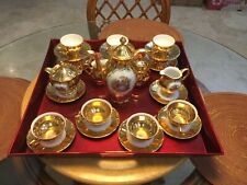 Servicio de té bávaro vintage de 22 kt. de oro y más segunda mano  Embacar hacia Mexico