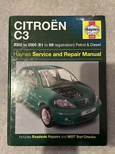 citroen c3 haynes manual for sale  UK