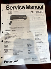 Panasonic SL-P3900C SLP3900C Cd Player Manual De Serviço Eua ** Original ** 4269 910 comprar usado  Enviando para Brazil