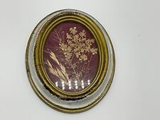 Moldura de parede oval vintage, pequena, flores secas e feita na Itália comprar usado  Enviando para Brazil