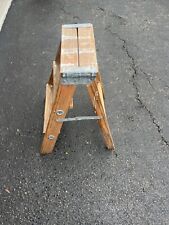 VINTAGE WOODEN 24” STEP LADDER GOOD  CONDITION for sale  Shipping to South Africa