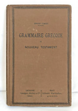 Grammaire grec nouveau d'occasion  Reims